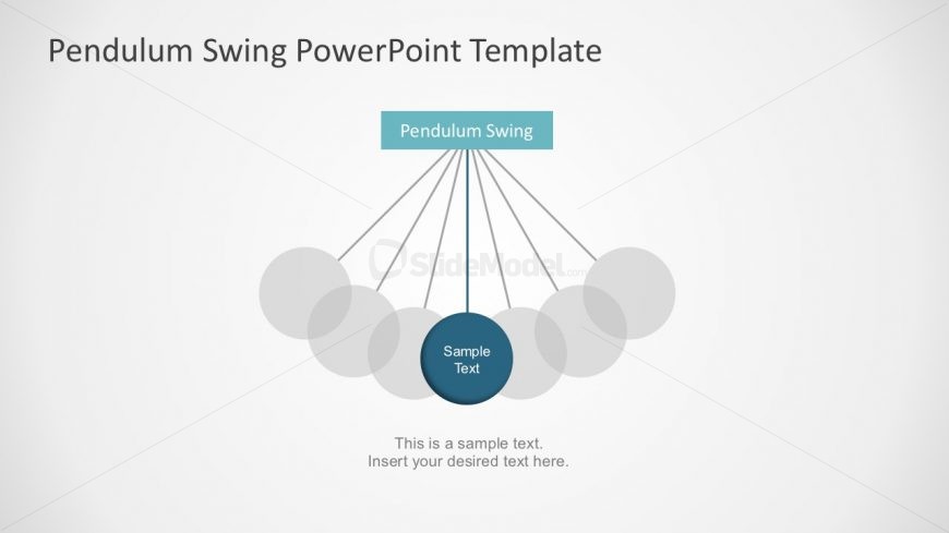 Pendulum Clock Diagram PowerPoint