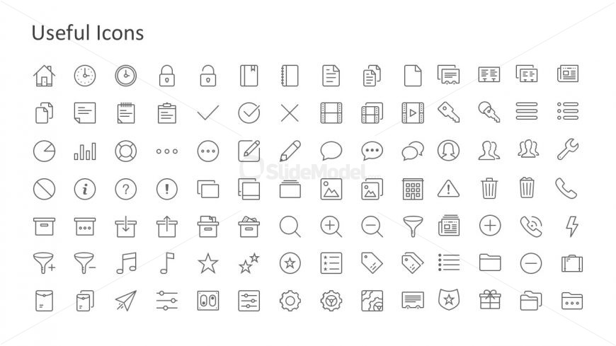 Flat Hand Drawn PowerPoint Icons