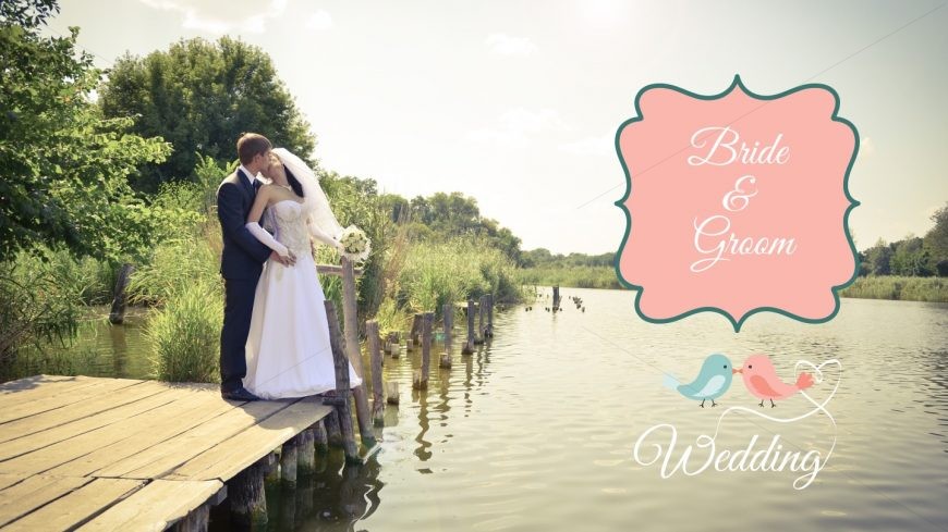 Editable Wedding Photo Slides Template