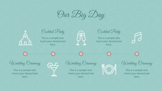 Cocktail Wedding Powerpoint Templates