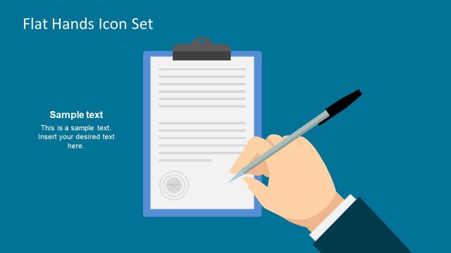 PowerPoint Report Template Clipboard Icon