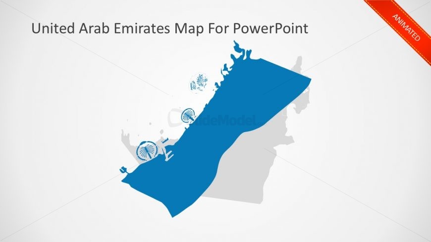 United Arab Emirates Powerpoint Maps