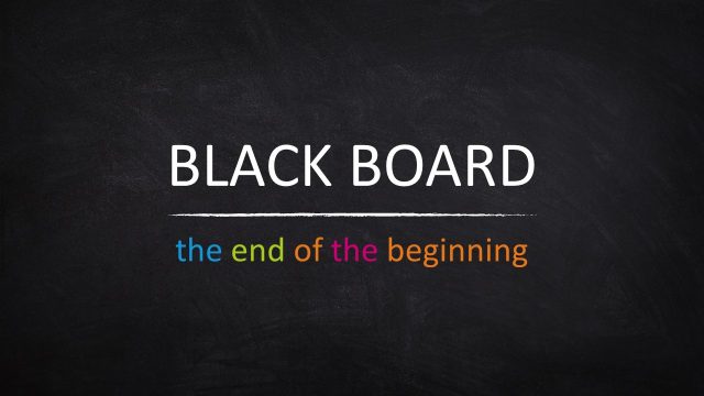 Colorful Font Blackboard PowerPoint