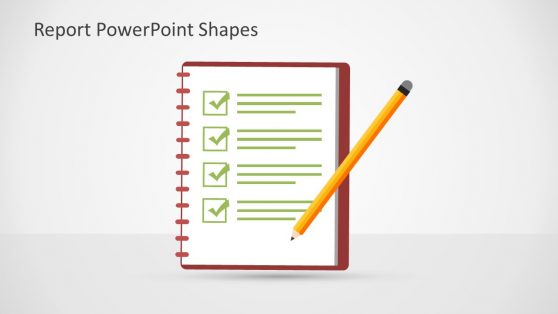 Checklist Pencil Notebook PowerPoint