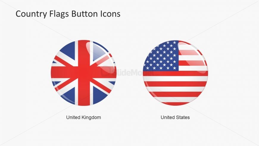 United States and United Kingdom Badge