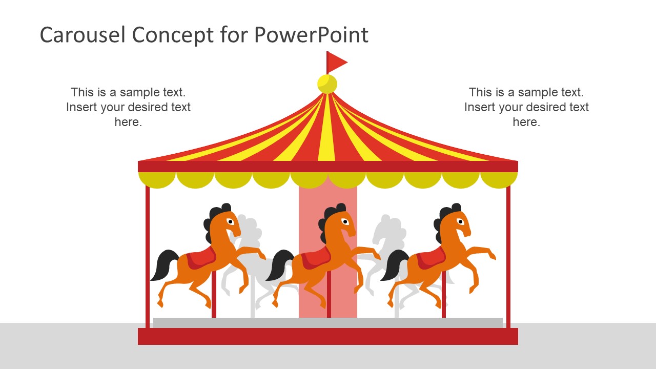 Editable Horse PowerPoint Shapes