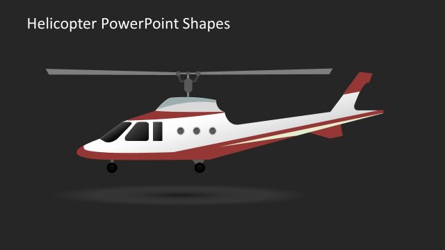 Helicopter PowerPoint Shapes