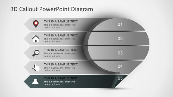 Editable PowerPoint 3D Diagram