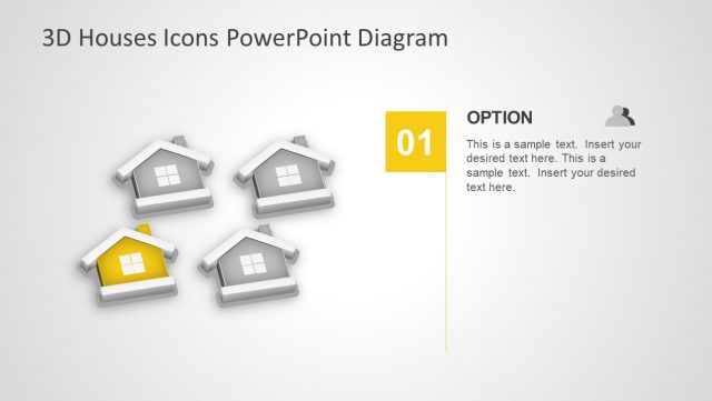 3D Diagrams of Houses PPT - SlideModel