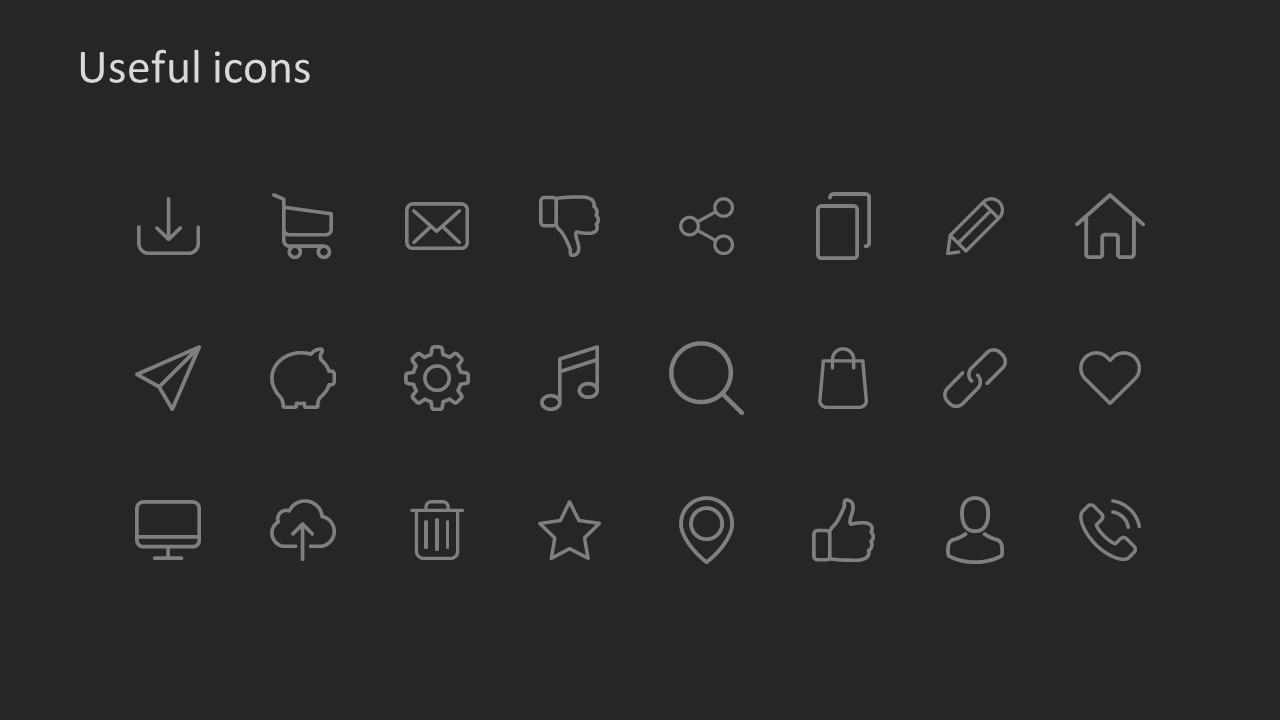 Business and Technology Infographic Icons in PowerPoint