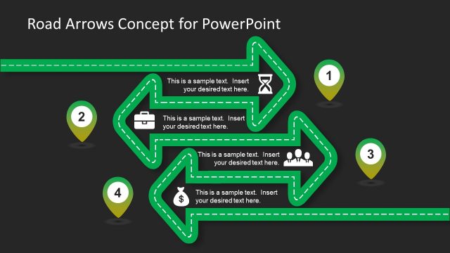 Infographic Template for Road Shape