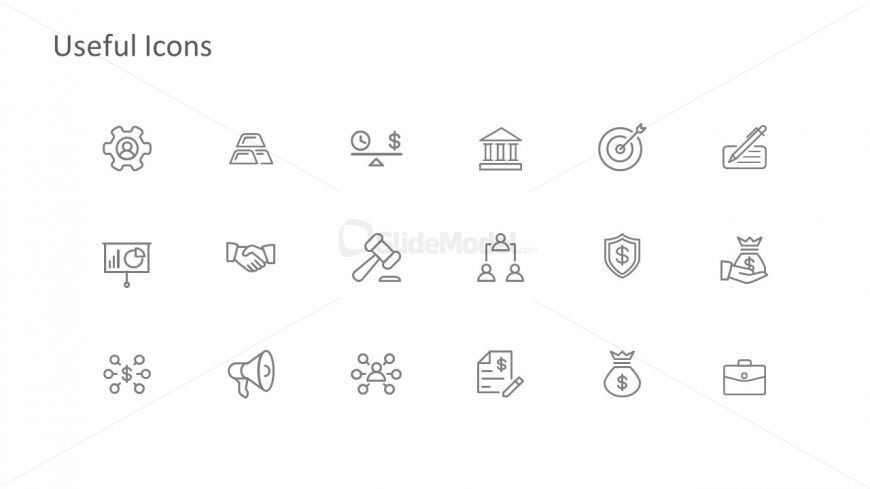 Editable PowerPoint Flat Infographic Icons