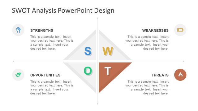 Editable Icons of SWOT Analysis Slide