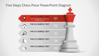 King PowerPoint Shape of King Chess Piece