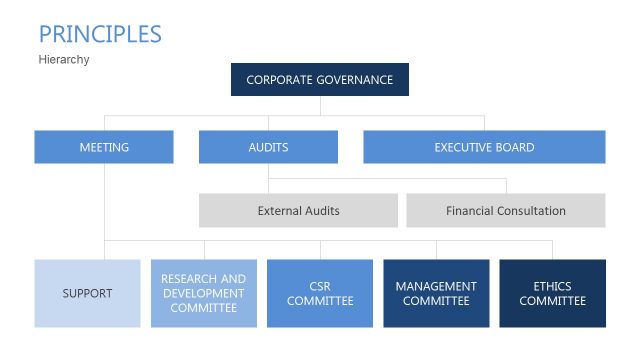 Corporate Governance Hierarchy Template