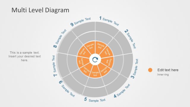 Circular Loop Multilevel Diagram Slide