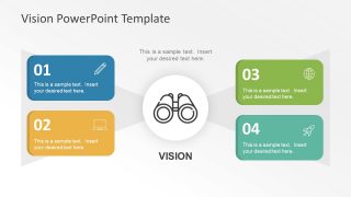 Editable PowerPoint Binocular Icons