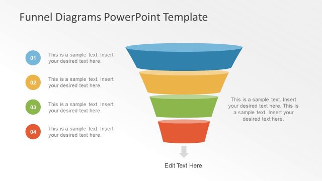 Funnel Diagram Presentation for Sales