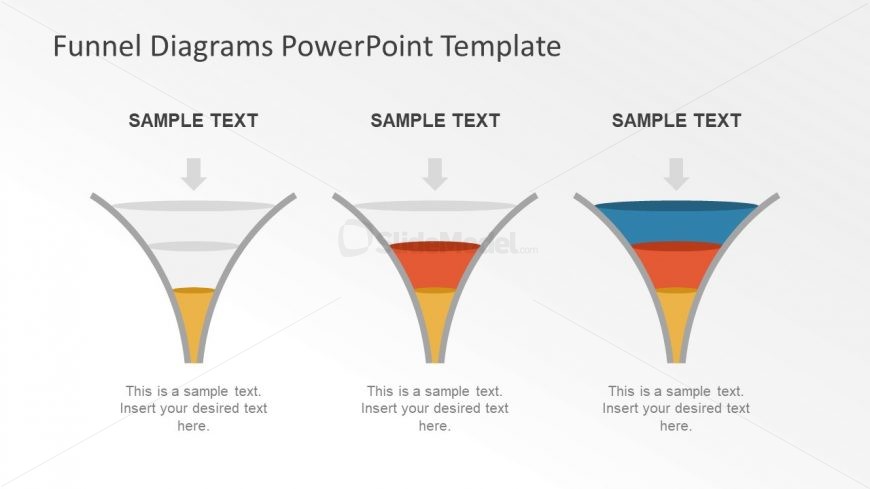 Editable PowerPoint Diagram of Funnel Analysis