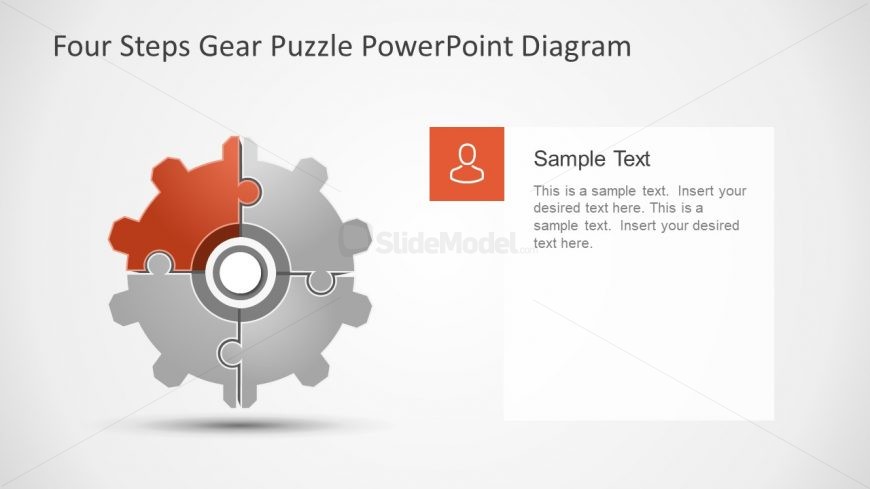 Slide of Gear Shape Puzzle Diagram