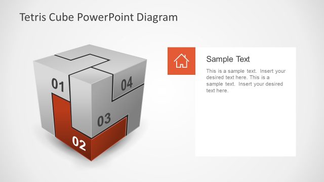 PowerPoint Template of Tertis Cube