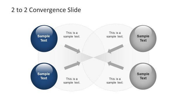Convergence Metaphor Slides PowerPoint Templates