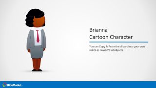 PowerPoint Shape of Cartoon Character