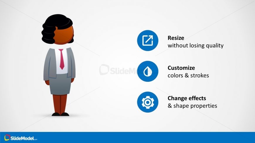 Shape of Brianna Figure in PowerPoint