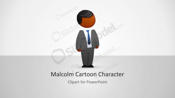 Businessman PowerPoint Character Slide