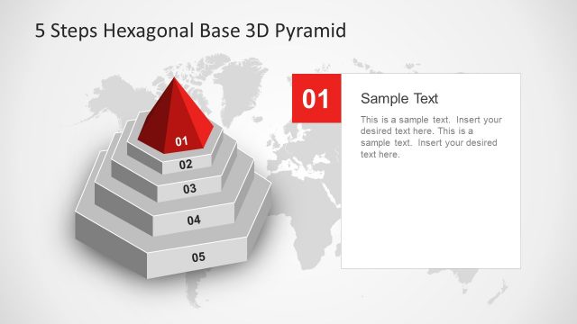 3D Pyramid PowerPoint Diagram