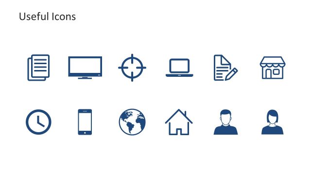 Useful Icons Slide of Customer Journey