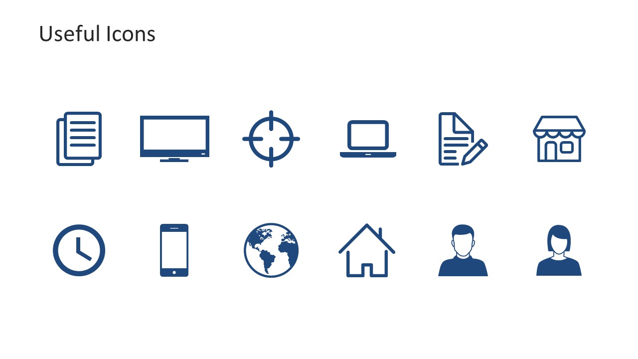Editable PowerPoint Icons Template
