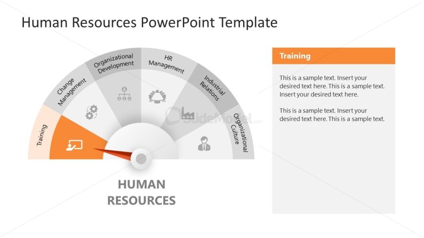 PowerPoint Template for Human Resources Diagram Presentation 