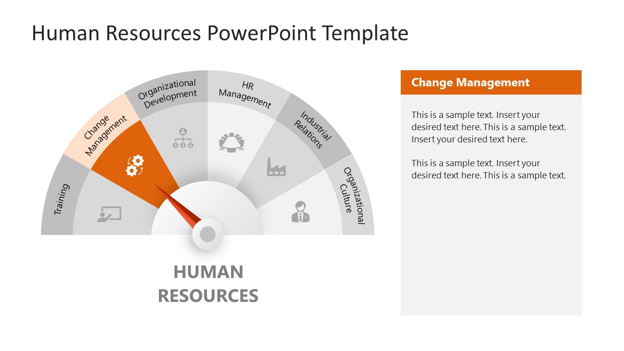 Human Resources Diagram Powerpoint Template 8799