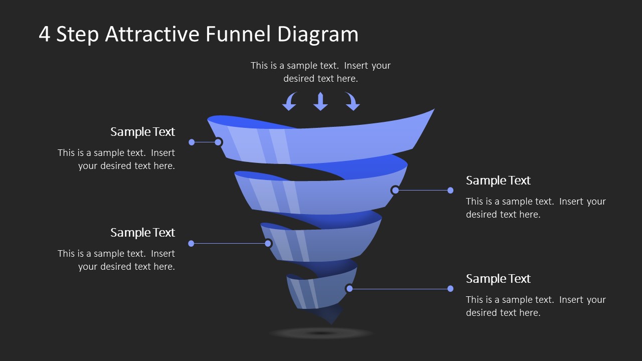 Attractive Background of Funnel Model Template