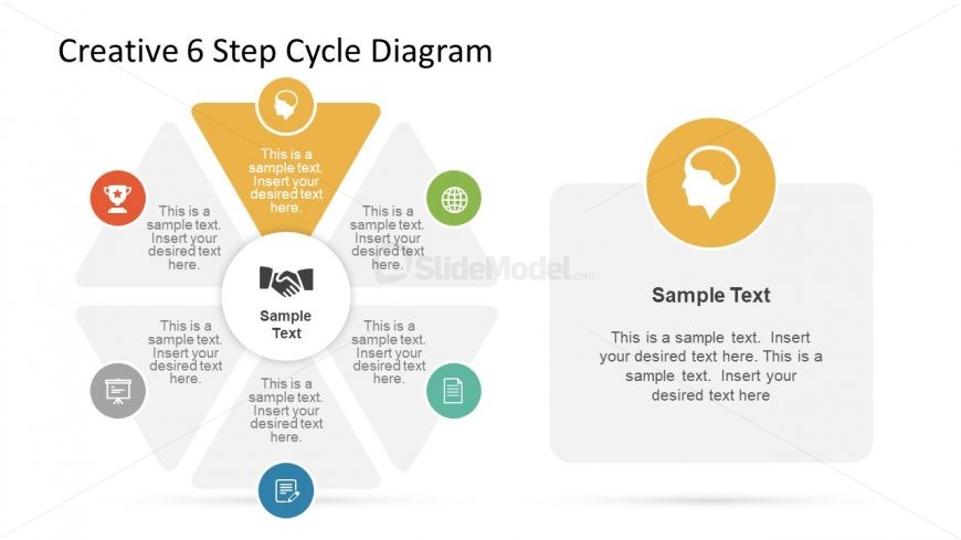 Infographic PowerPoint Triangle Segments