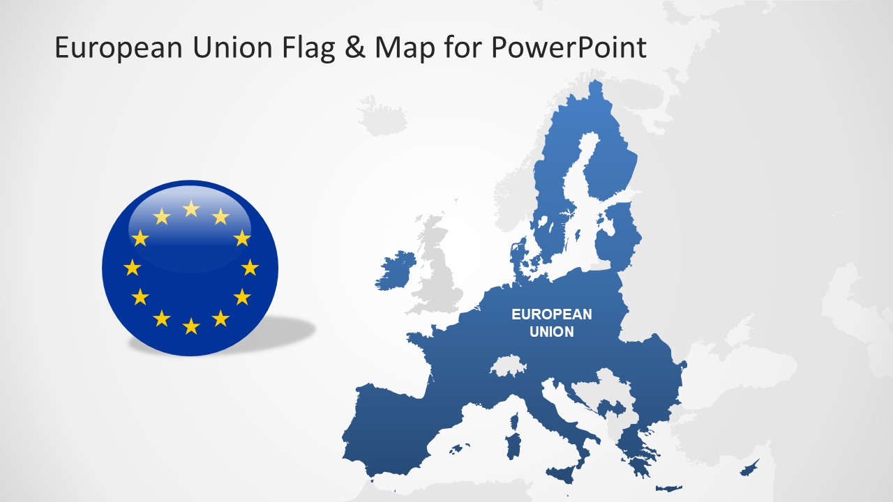 Slide of Flag and Map