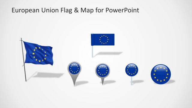 European Union Flag Styles PPT