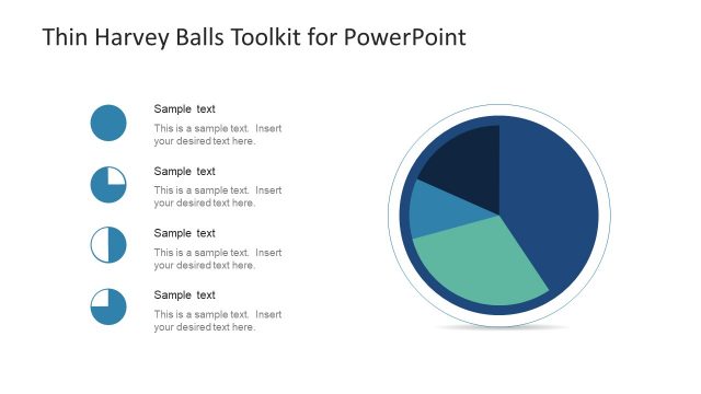 PowerPoint Design of Thin Harvey Balls