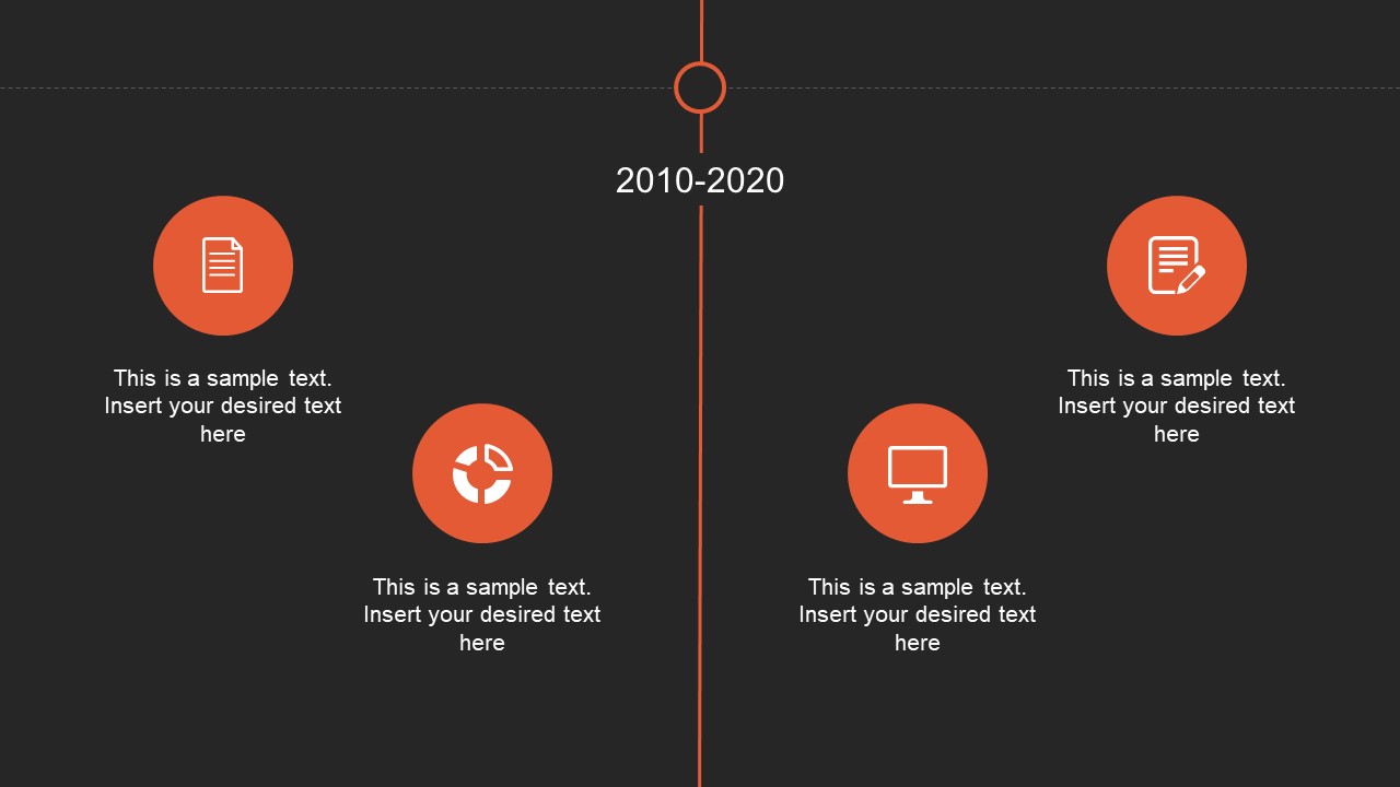 Animated Vertical Decades Timeline Templates - SlideModel