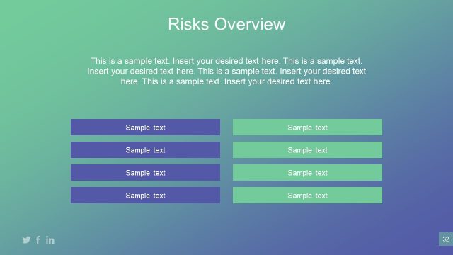 Simple Slide of Risk Overview