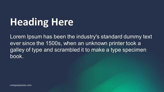 Polar Night Style Template Background