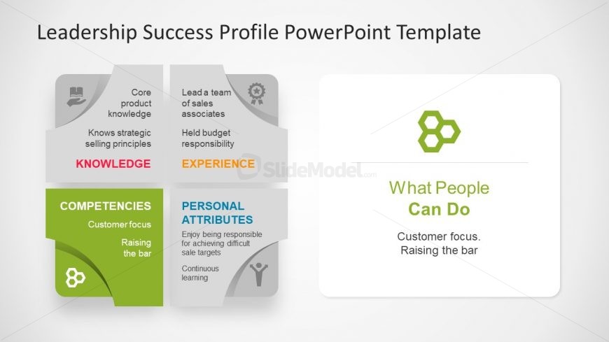 Simple 4 Segment PowerPoint Presentation