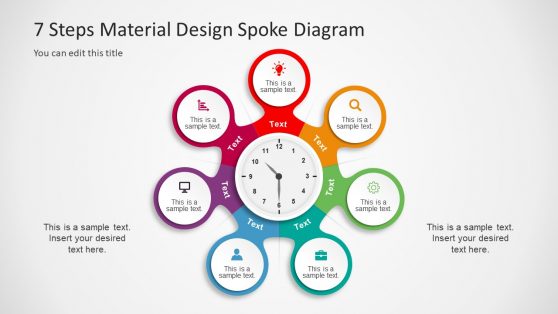Infographic Segments of Creative Spoke Diagram