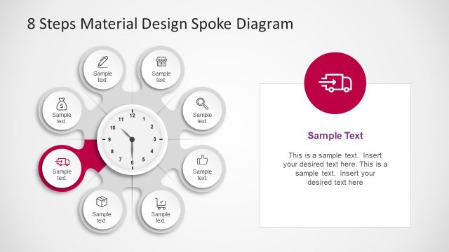 Circular Spoke Diagram Business PPT
