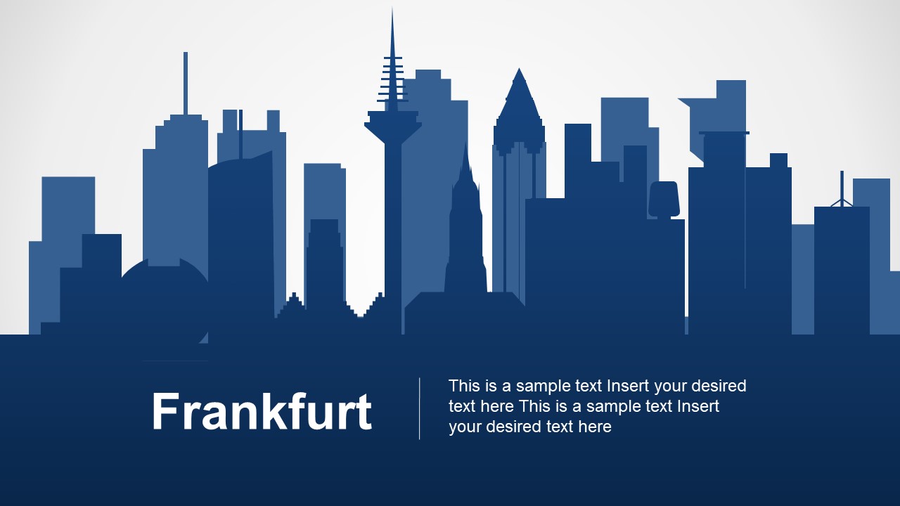 Frankfurt am Main Template Skyline