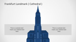 Frankfurt am Main Cathedral Silhouette Clipart
