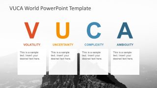 Slide of 4 Segments VUCA