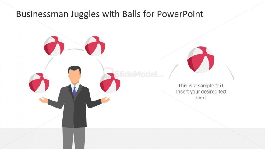 Ball Juggle Businessman Concept