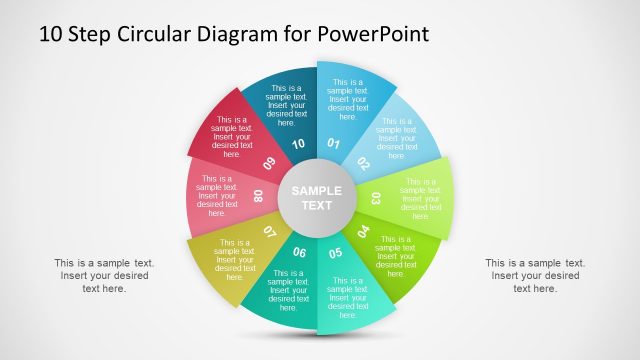 10 Step Circular Diagram Style for PowerPoint